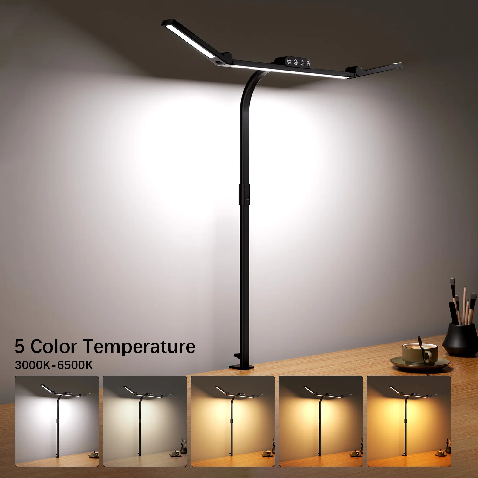 Lampe d'architecte LED à bras articulé